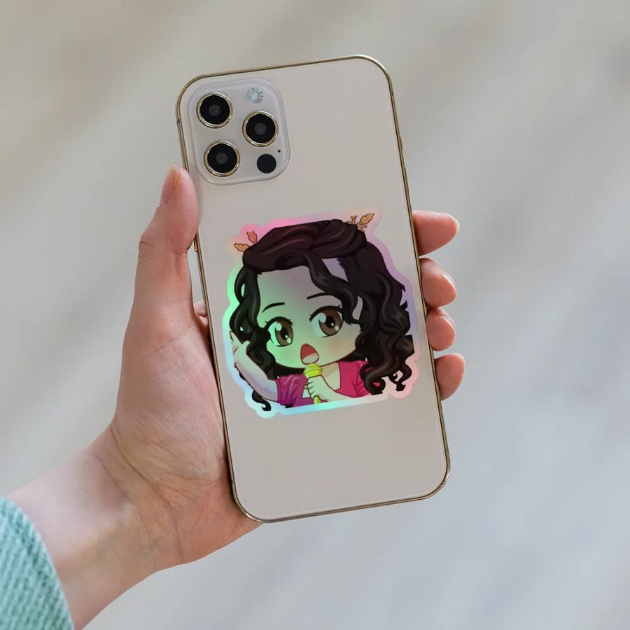 Holographic Watermelon Singing Sticker product image (8)