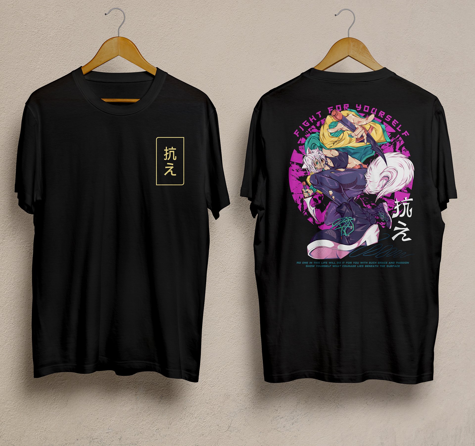 抗え FIGHT [Black Tee] product image (1)