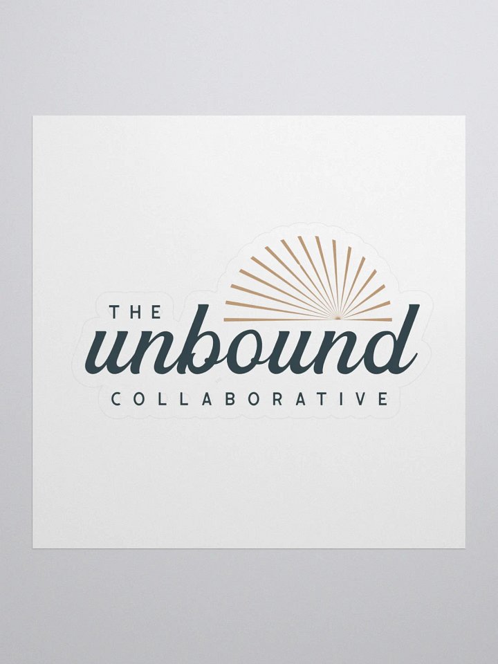 Unbound Die Cut Logo Sticker product image (1)