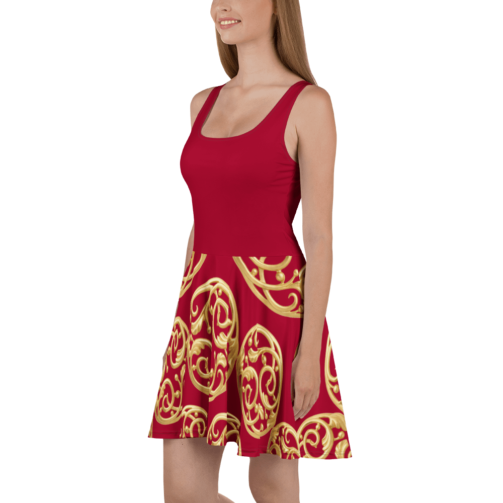 Ravishing Red All-Over Skater Dress product image (1)