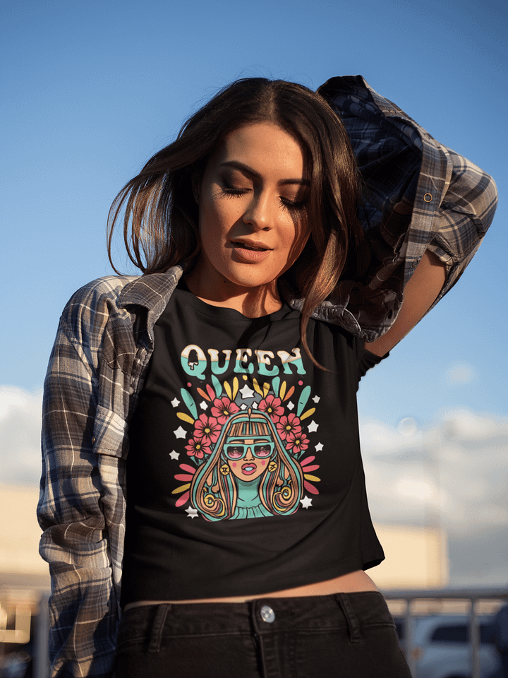 Queen Sheeba Womans Cropped Tee product image (1)
