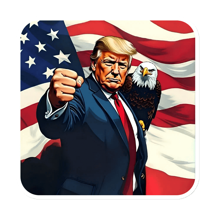 Magnet: Trump, with Eagle product image (1)