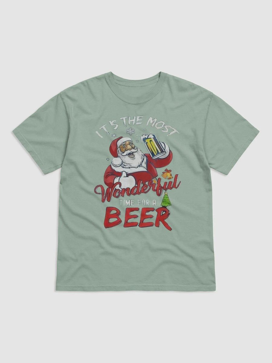 Santa’s Holiday Cheers Comfort Colors Garment-Dyed Heavyweight T-Shirt product image (1)
