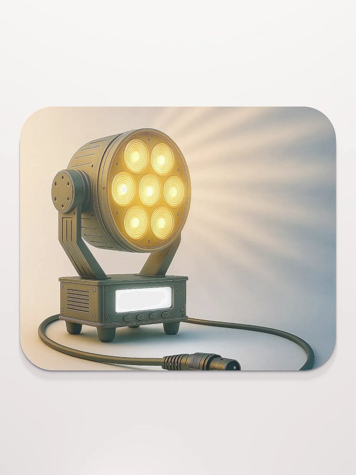 Theatrically Jerry: "Amber Ray's" Moving Head Wash Light Mouse Pad product image (2)