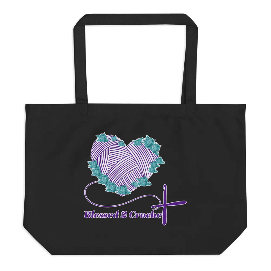 Blessed2Crochet Tote Bag product image (1)