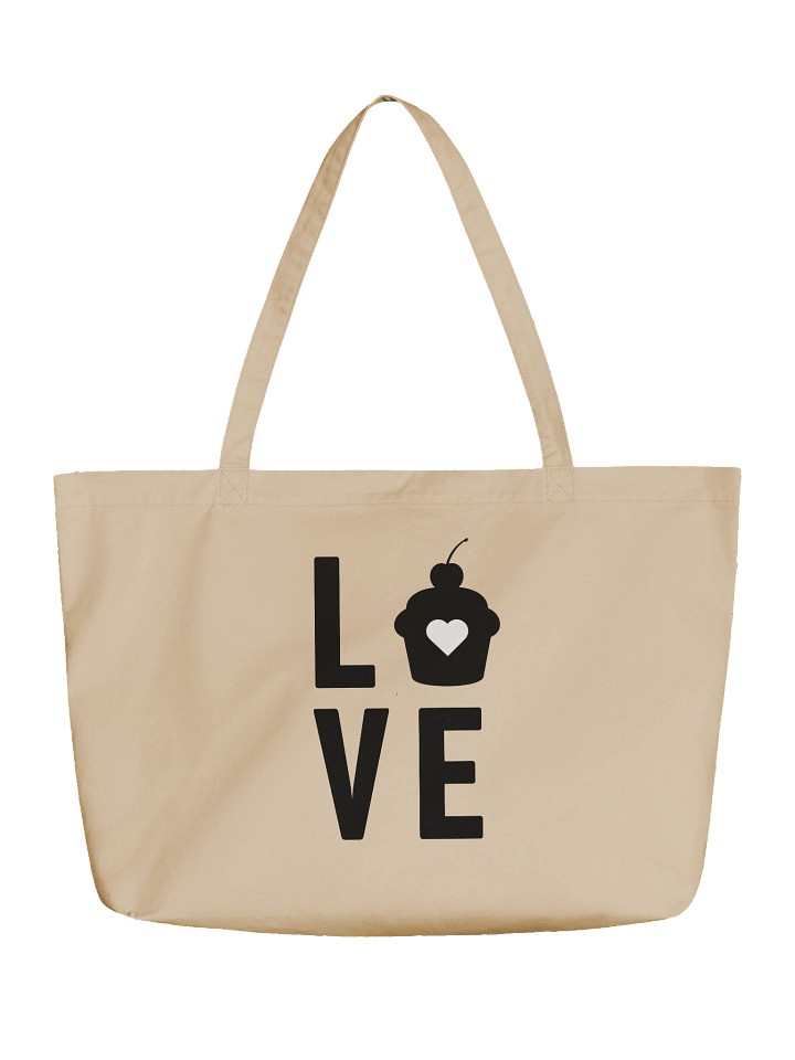 LOVE Cupcake Tote Bag product image (1)