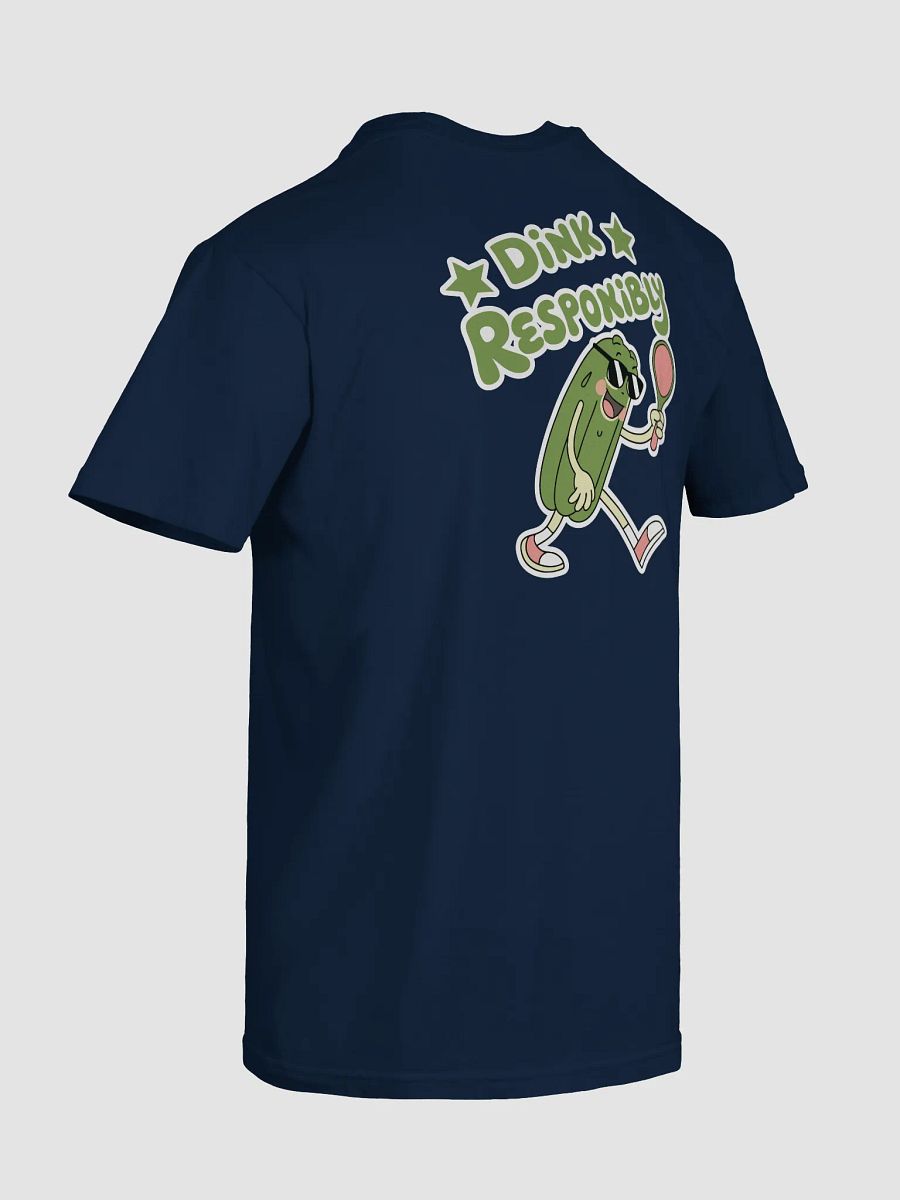 Playful Dink Responsibly Pickleball Unisex Garment-Dyed T-shirt (Back Print) product image (8)