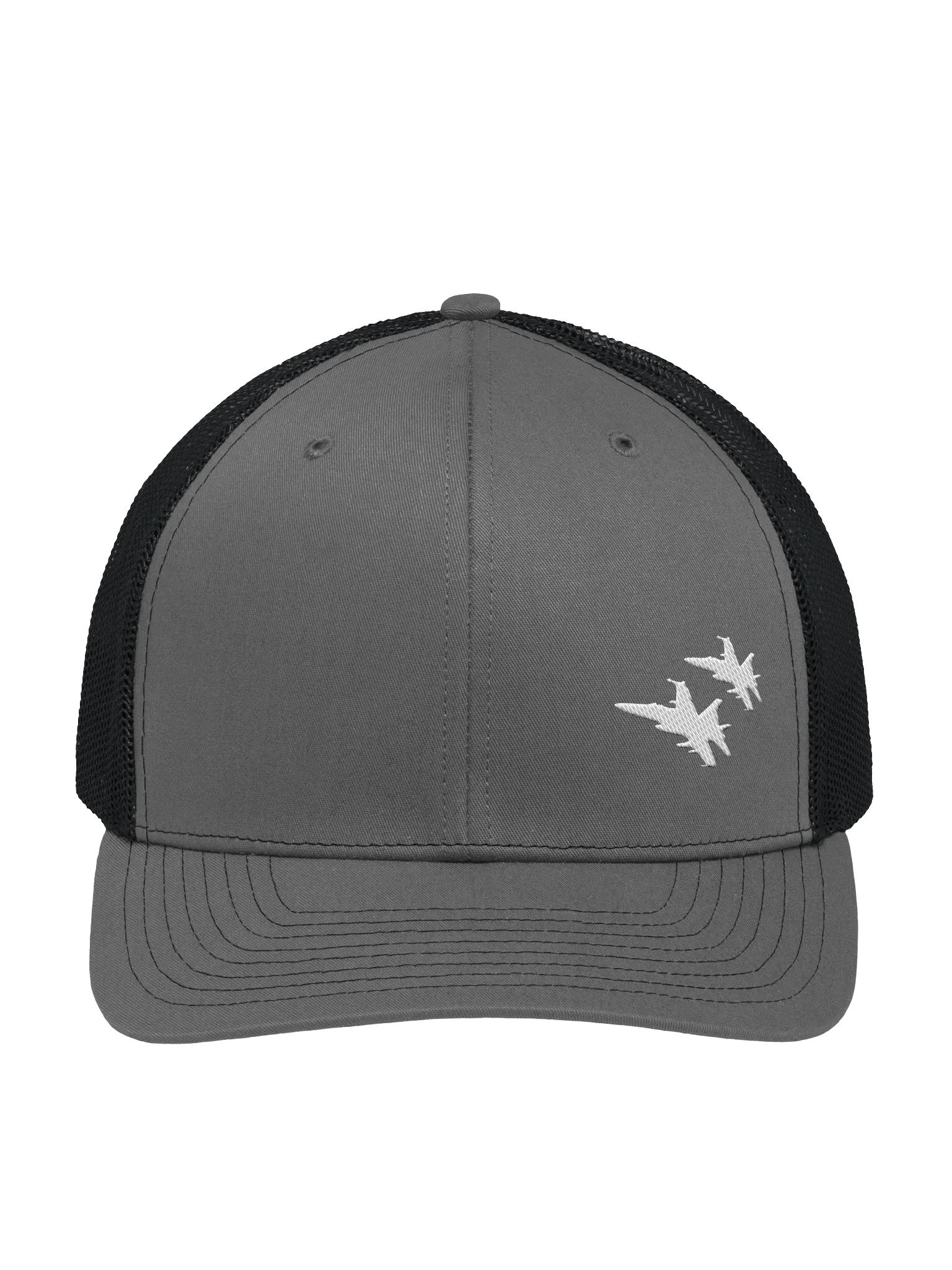 Twin Hornets Logo Hat, Charcoal product image (1)