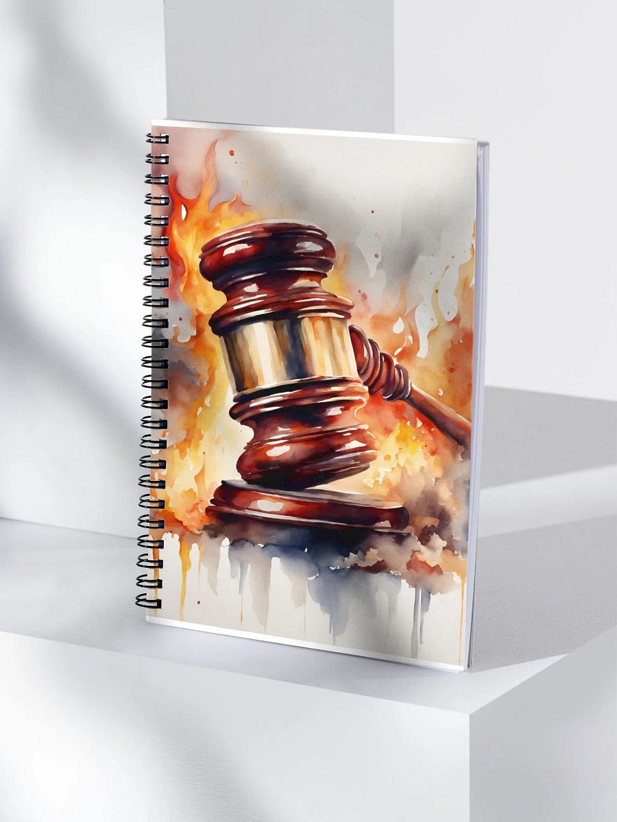 Inferno Gavel Spiral Notebook product image (4)