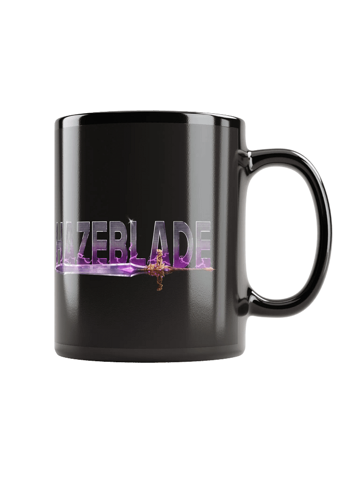 Hazeblade Lightning Sword Black Glossy Mug product image (1)