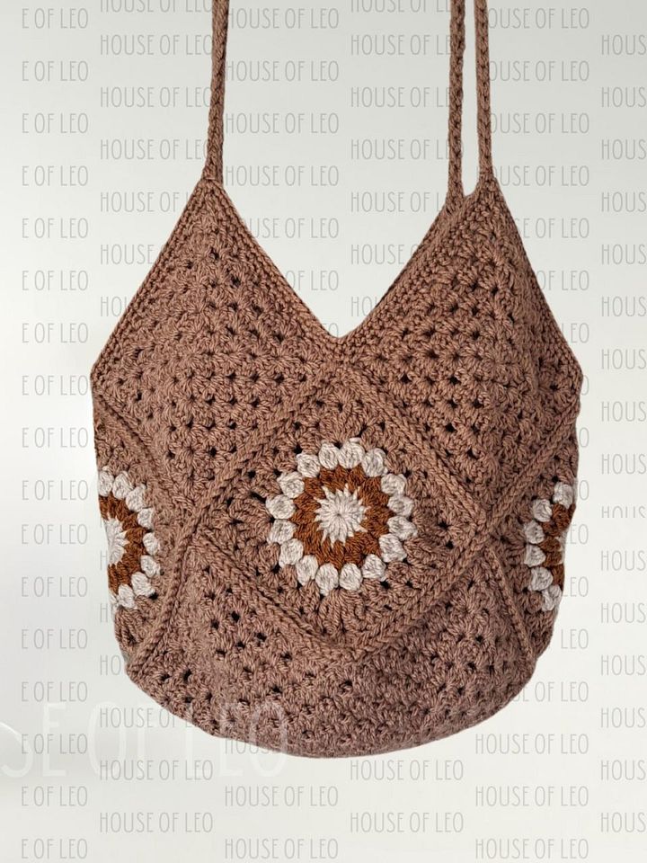 Ella Boho Tote Bag Crochet Pattern product image (2)