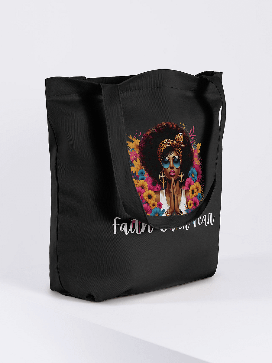 Faith Over Fear Illustrated Tote Bag product image (8)