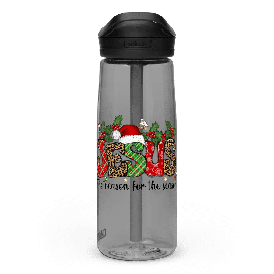 Holiday Spirit Jesus Decor Water Bottle product image (3)