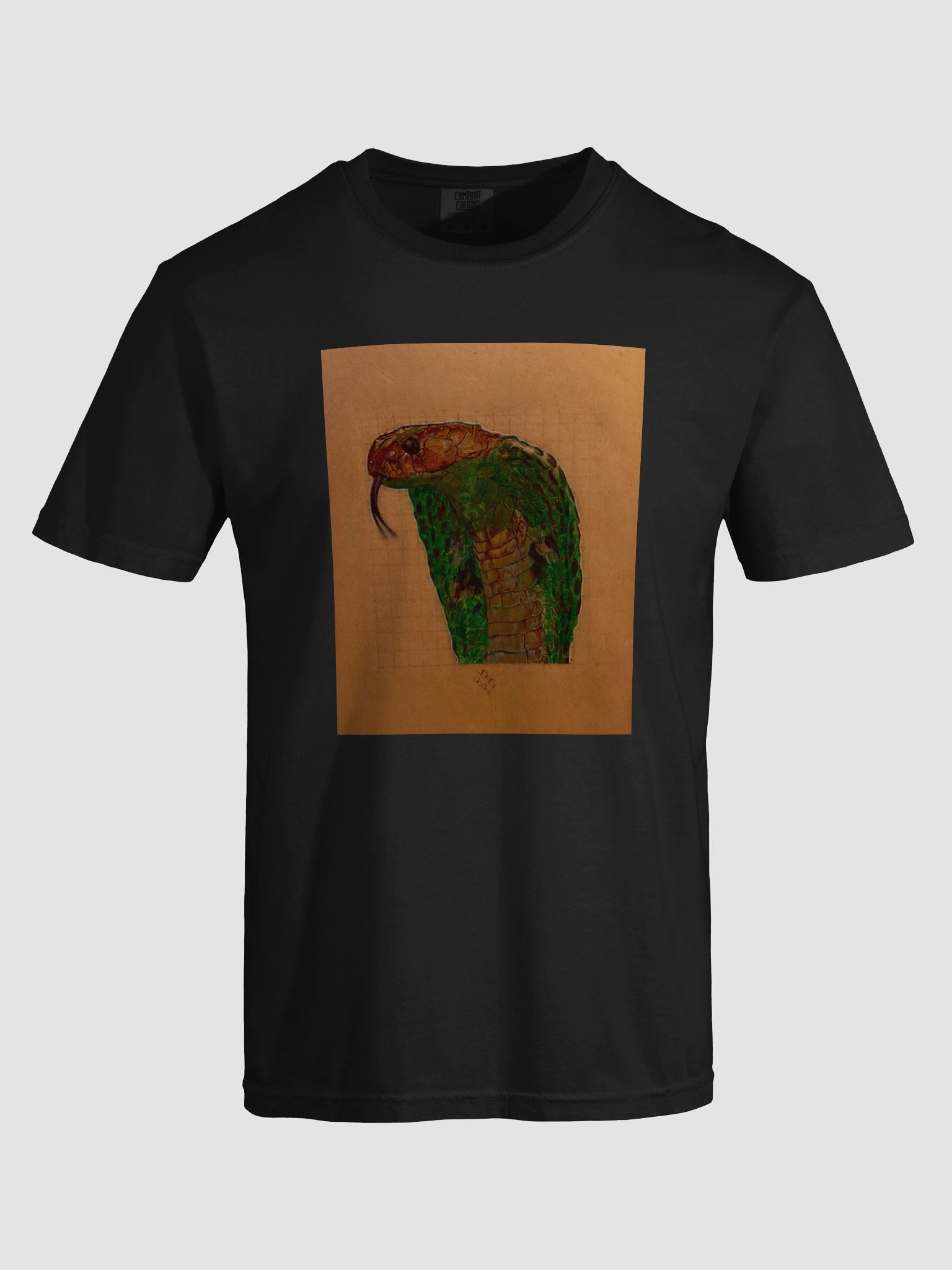 Cobra Colored Pencil Drawing T-Shirt product image (1)