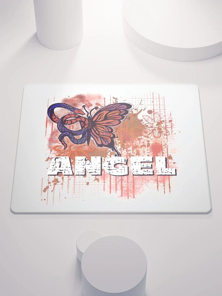 Angel Grunge Snake Butterfly Gaming Mouse Pad product image (1)