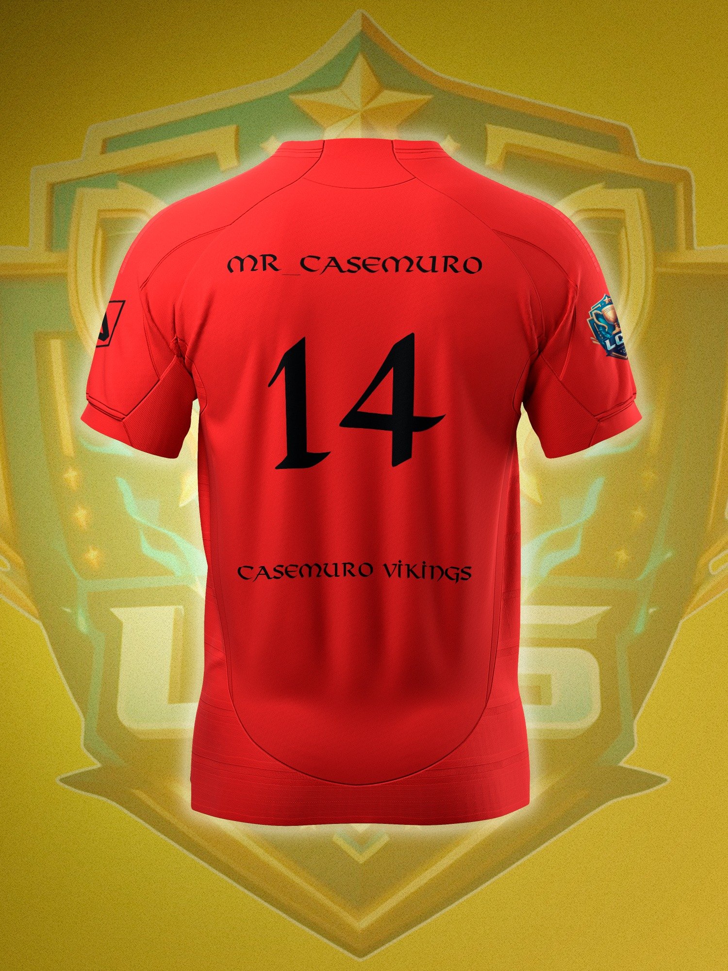 👕 Camiseta Oficial Casemuro Vikings LCS 🏆⚔️🛫 Envios en España product image (2)