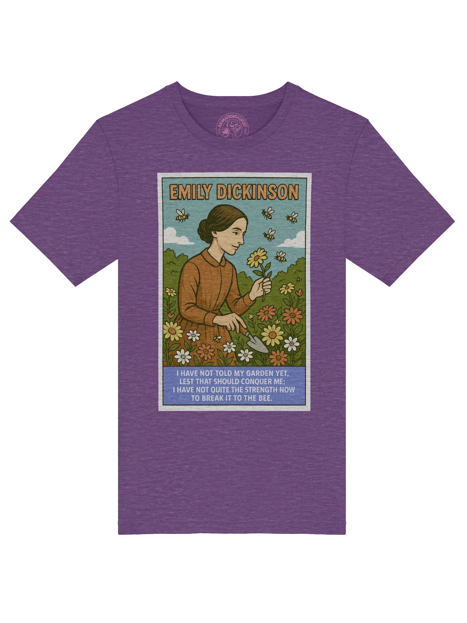 Emily Dickinson Poetry "I Have Not Told My Garden Yet" Concert Tee Fit Unisex T-Shirt product image (53)
