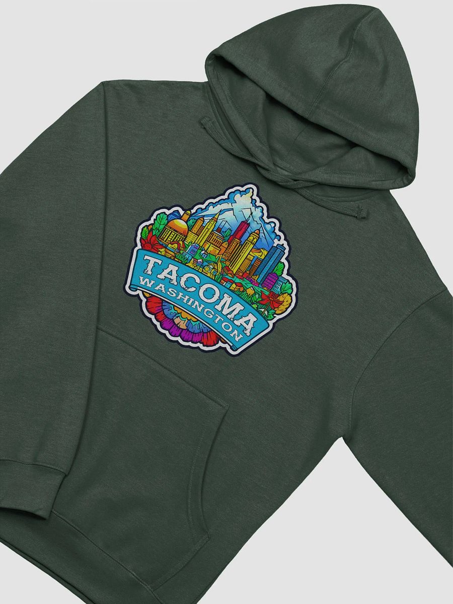 Tacoma Washington - PNW Vibes Cityscape Hoodie product image (9)