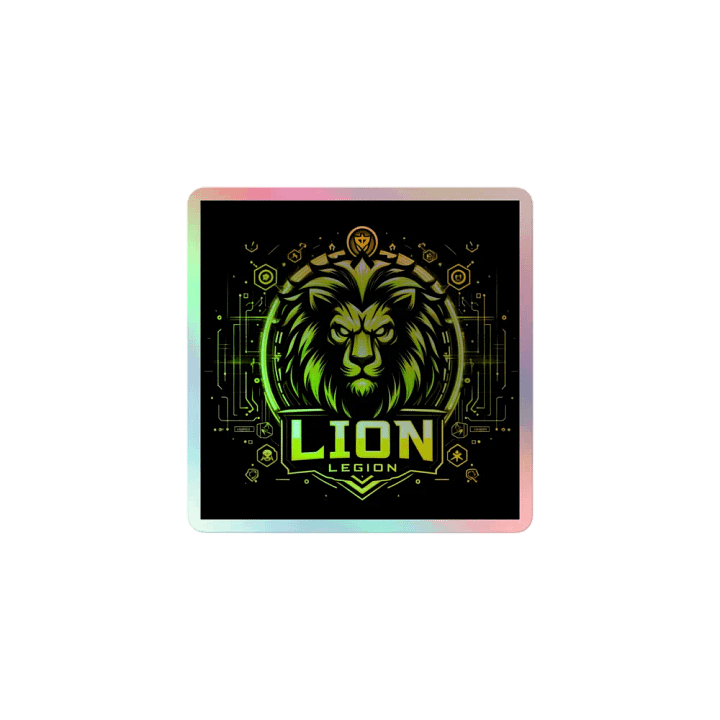 Lion Legion Holographic Sticker Sheet product image (1)