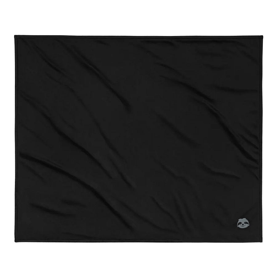 Eninage Artistry Sloth Mascot Embroidered Sherpa Fleece Blanket product image (2)