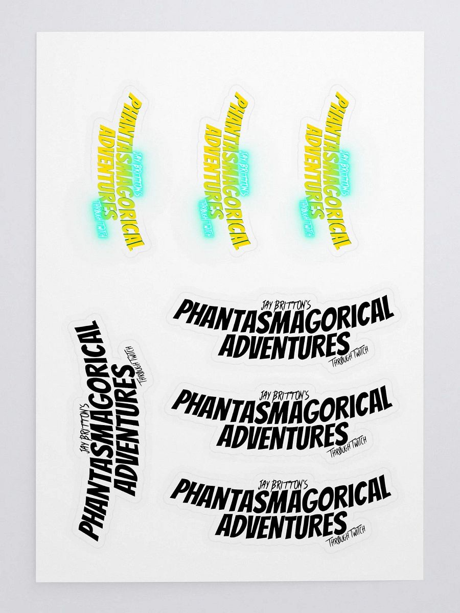 Phantasmagorical Adventures Sticker Sheet product image (1)