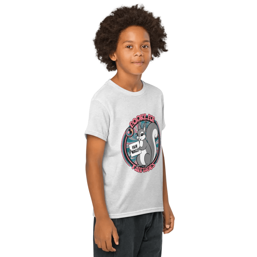 Pooky's Fair Wages Youth Sports Tee product image (4)