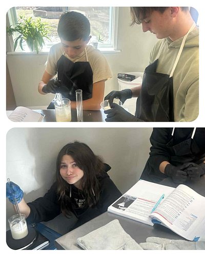 Hands-on learning happening here!
Our 9th graders had a blast in the Glue Lab! Creating, experimenting, and getting just a li...