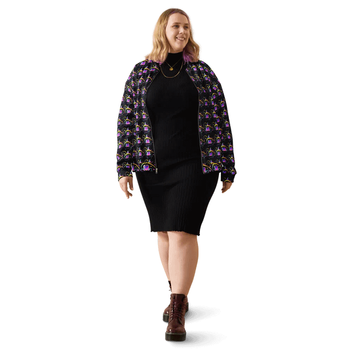 Valentines Heart All Over Print Jacket product image (2)