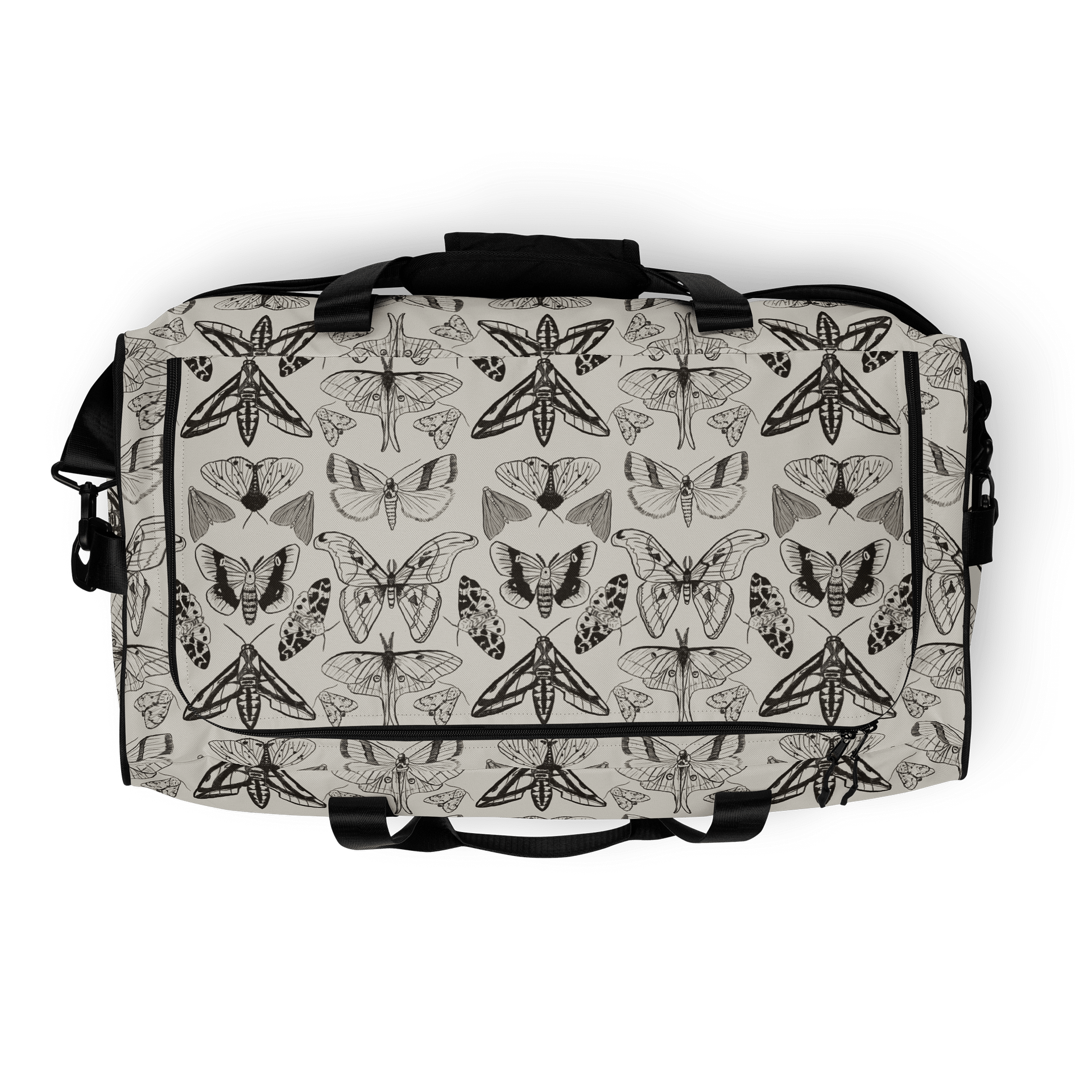 Nocturnal Cream Print Duffle Bag product image (8)