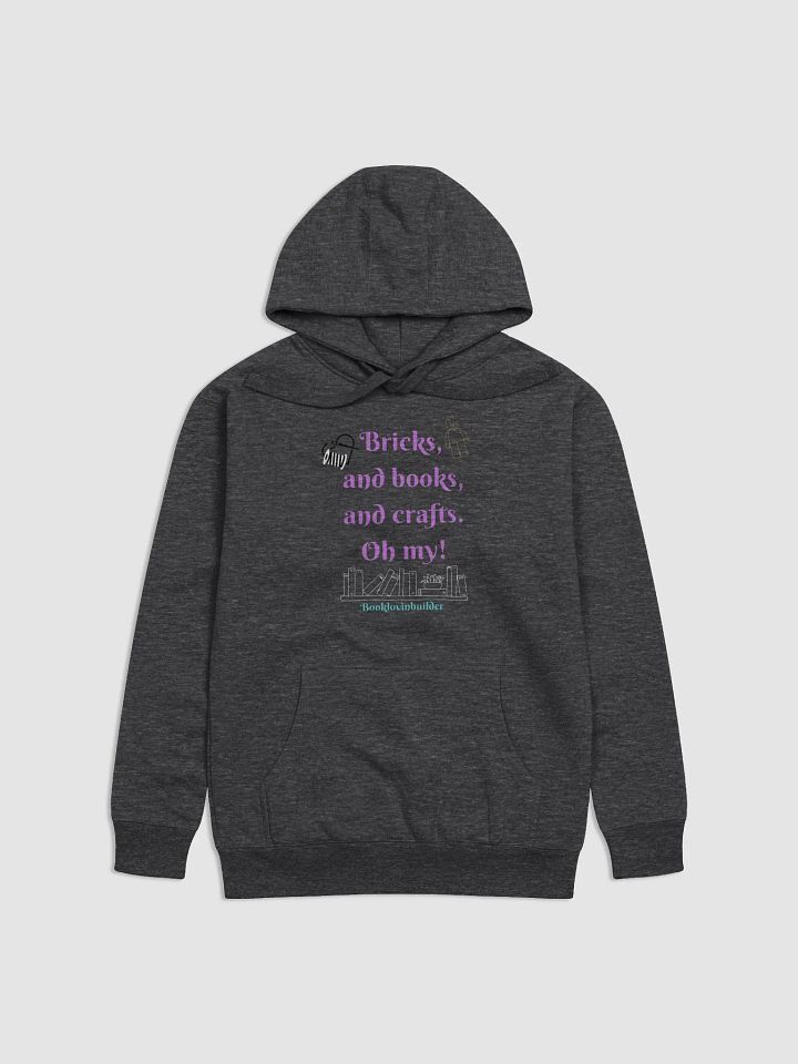 Bricks, books, and crafts hoodie product image (1)