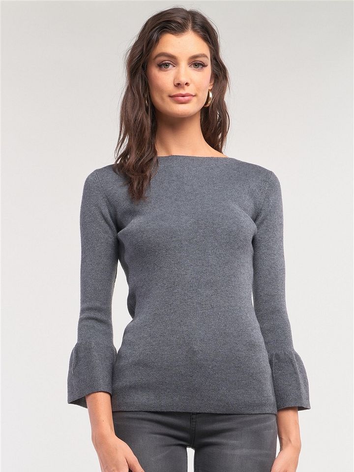 Fitted sweater product image (1)