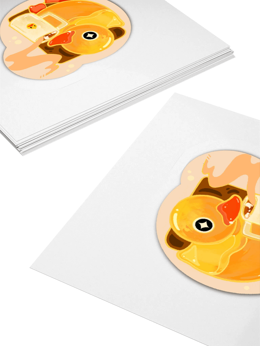 Duck Mug Kiss Cut Stickers product image (10)