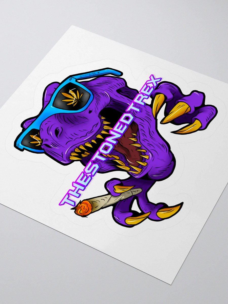 Stoned T Rex Sticker product image (9)