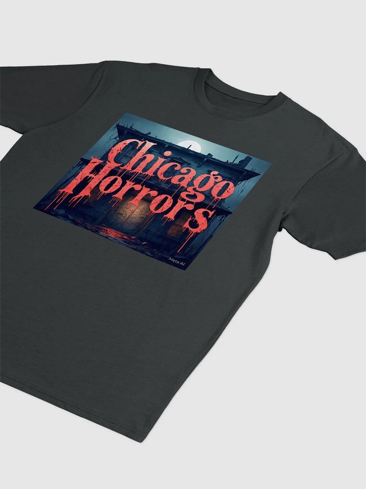 *Heavyweight Tee with Chicago Horrors Printed Logo product image (2)