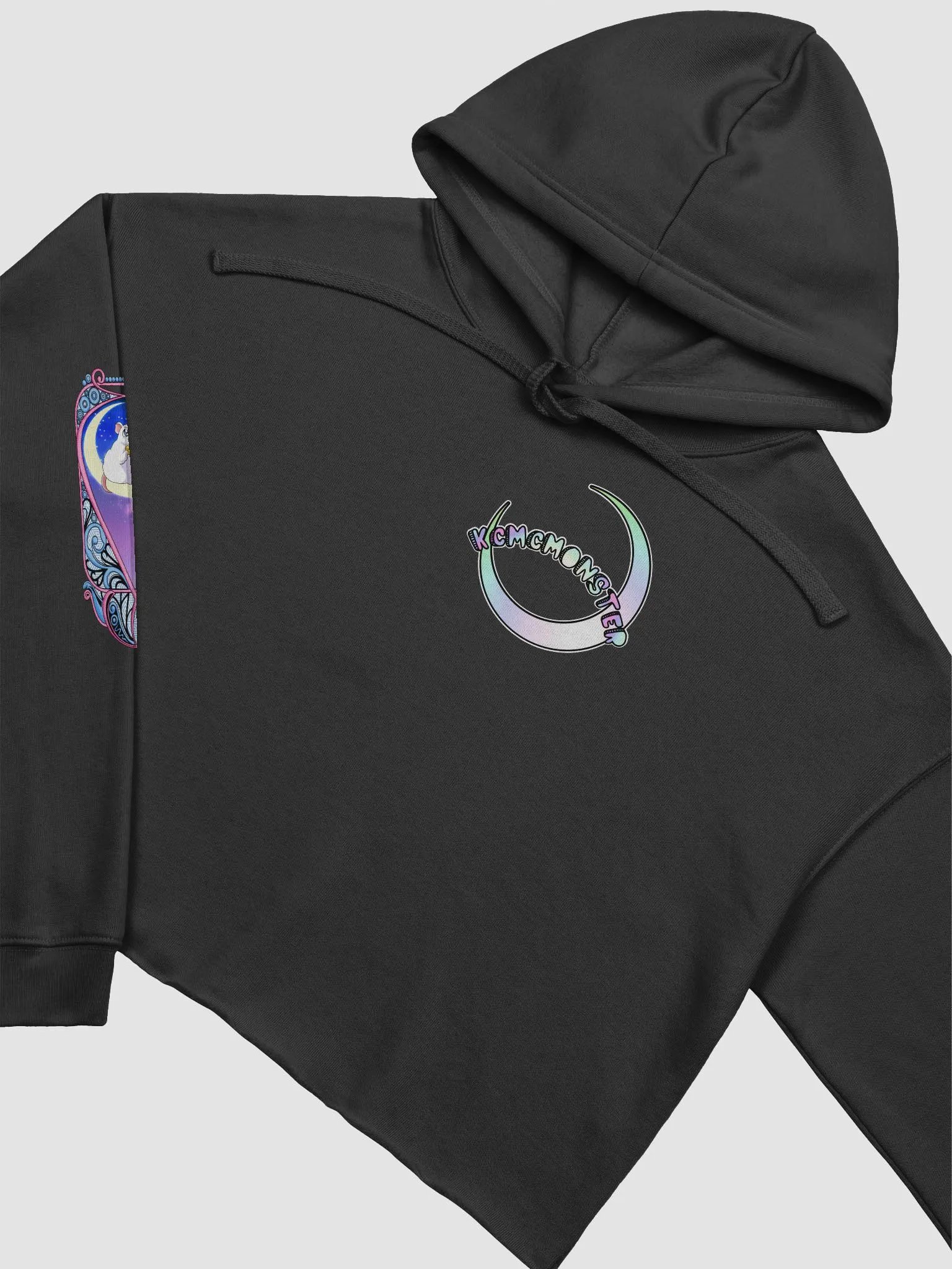 Possum Moon: Bella+Canvas Fleece Crop Hoodie product image (3)