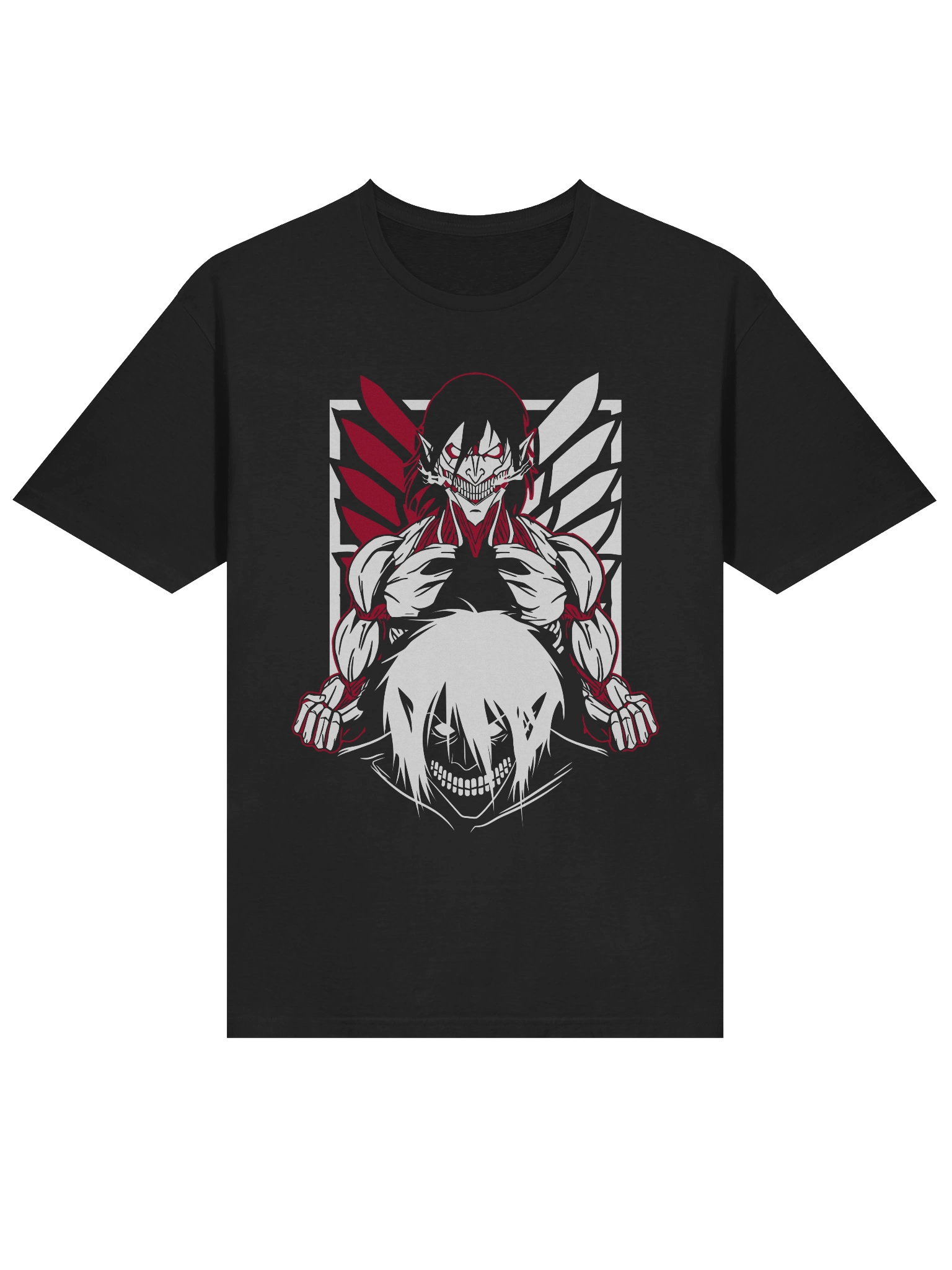 Attack on Titan – Eren Yeager Titan Resolve – Gildan Softstyle T-Shirt product image (2)