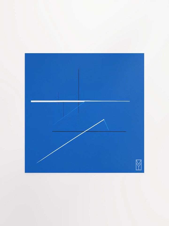 Poster Global Blue Screen: Abstract Art product image (1)
