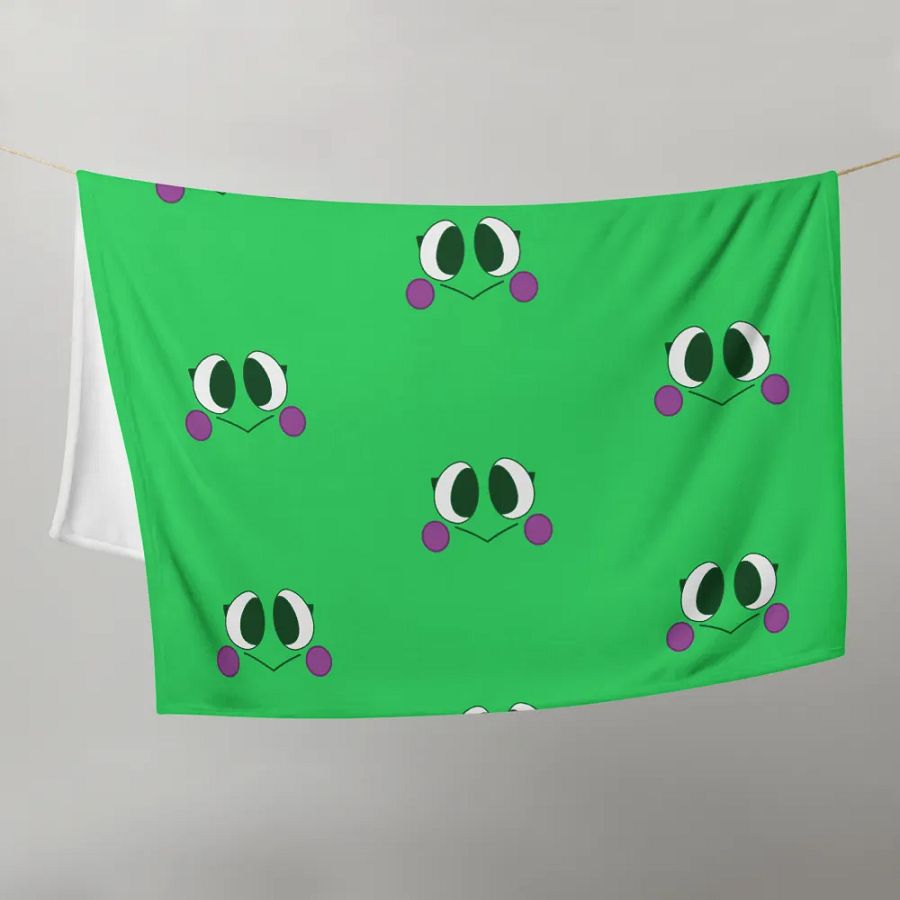 Turtle Face Throw Blanket product image (21)