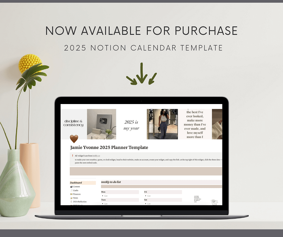 2025 Notion Planner Template – Your All-in-One Goal Setting & Organization System product image (2)