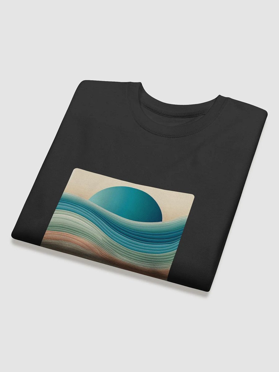 Ethereal Waves Cotton Sweatshirt | AI Design abstract fluid product image (4)