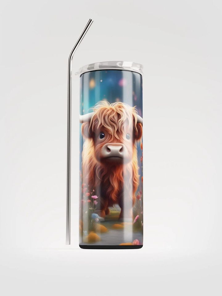 Highland Cow Meadow Tumbler product image (1)