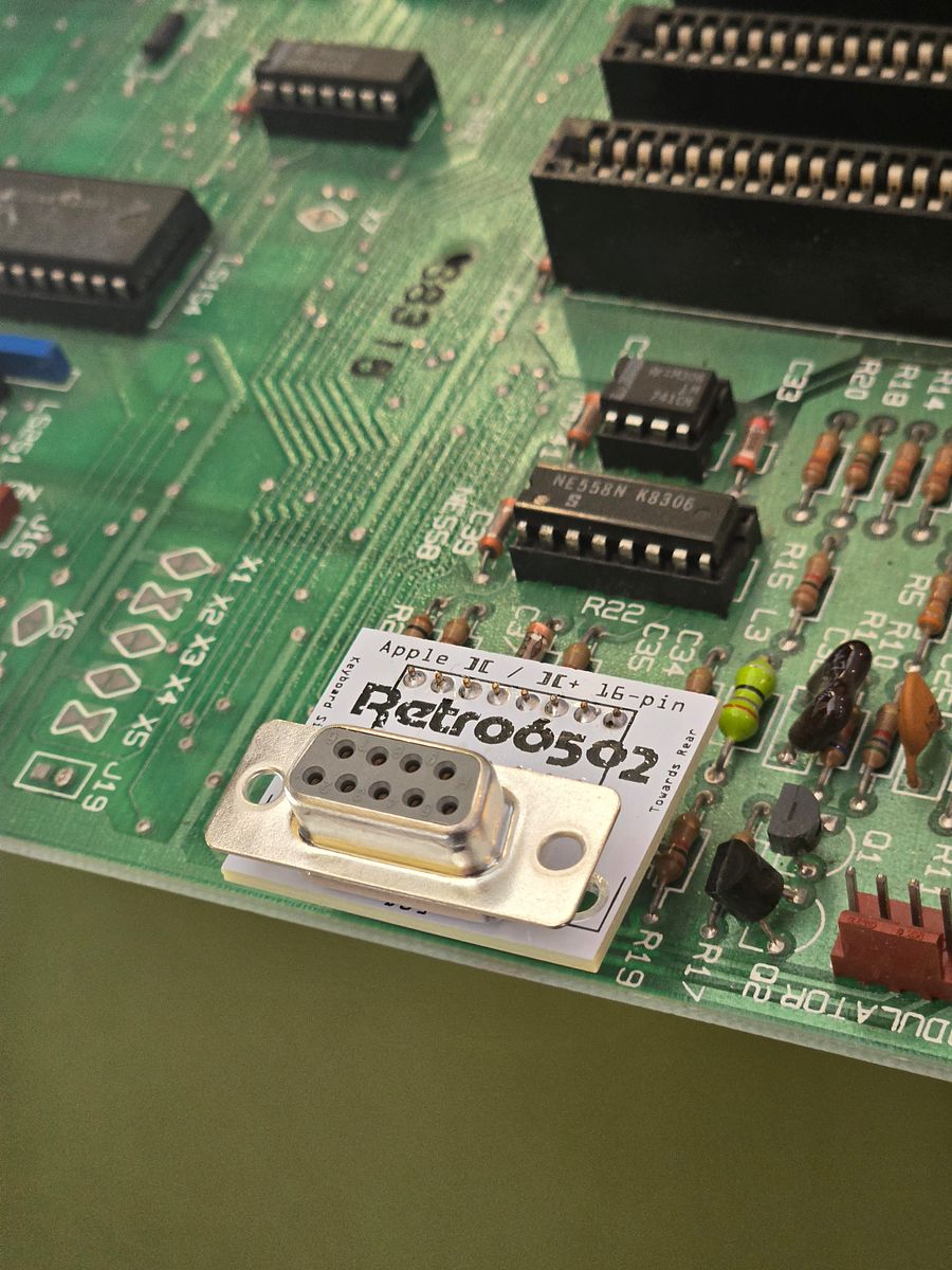 Apple II 16-pin to 9-pin (Female) Joystick Adaptor - Apple II, Apple II+ product image (3)