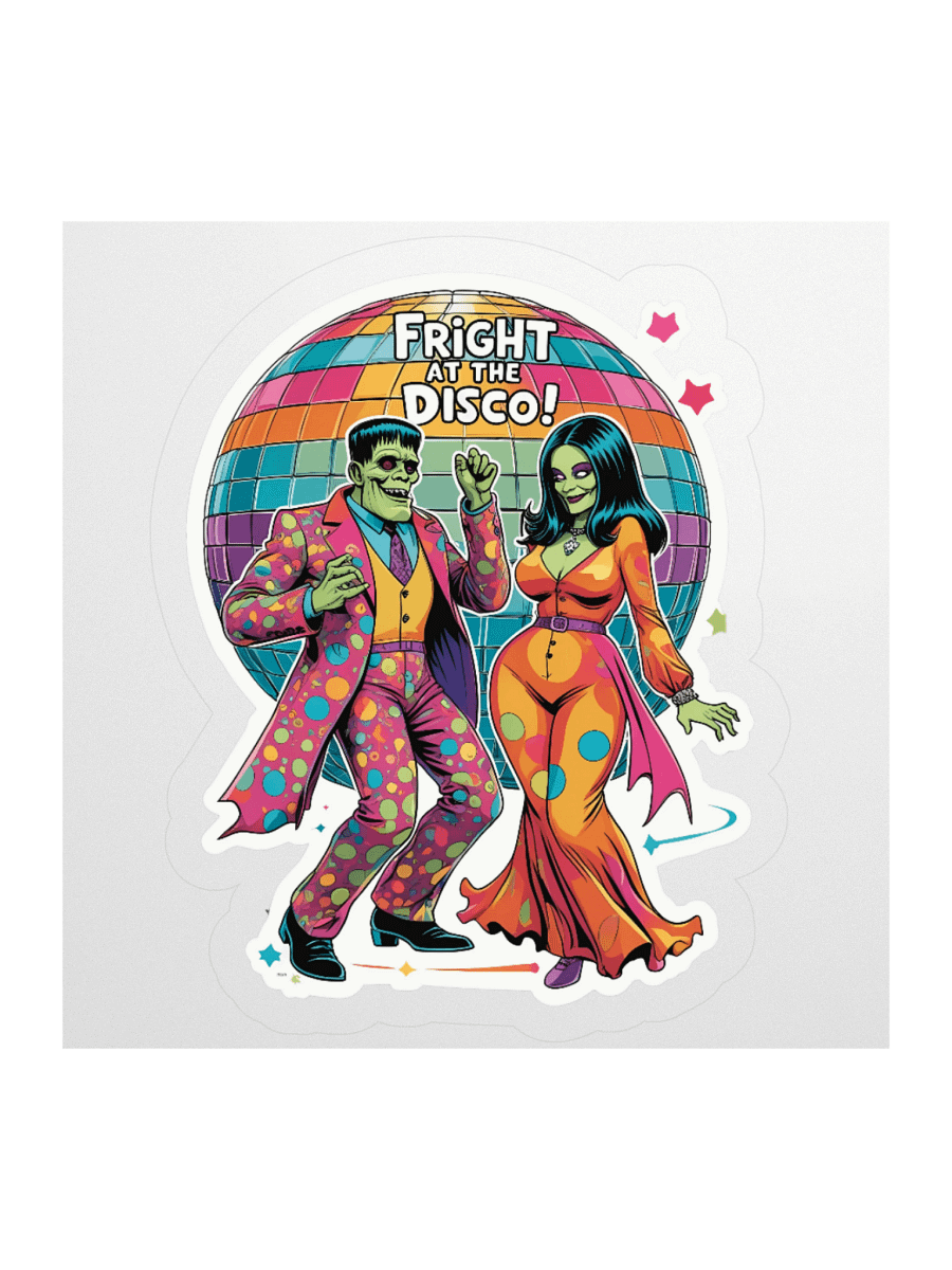 Fright Night Disco Monster Stickers product image (1)
