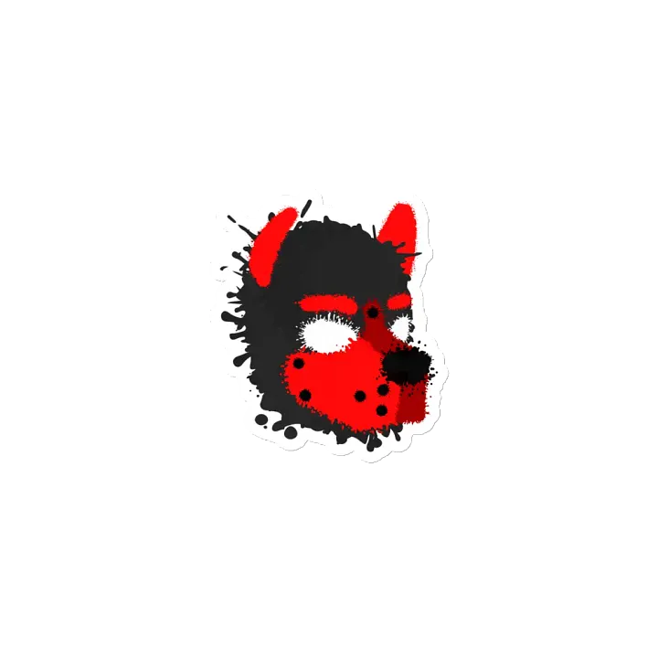 Pup Splatter Magnet - Red product image (2)