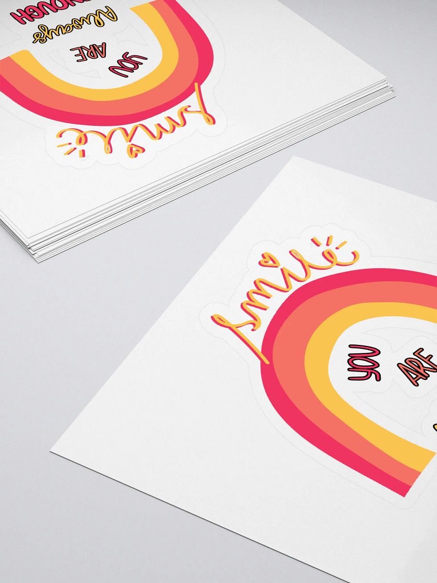 Rainbow Smile Affirmation Stickers product image (4)