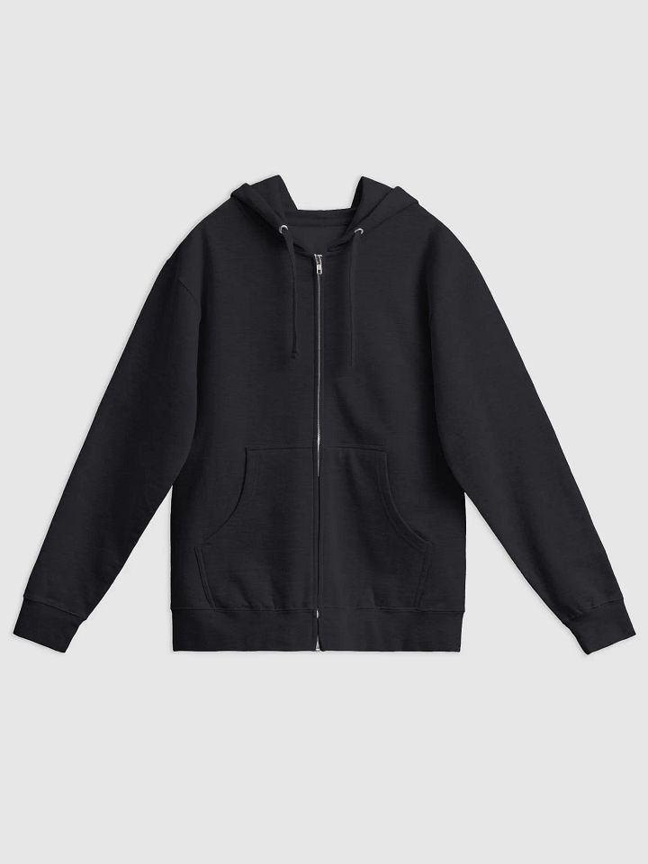 Independent Trading Co. Fleece Black Zip Up Hoodie product image (1)