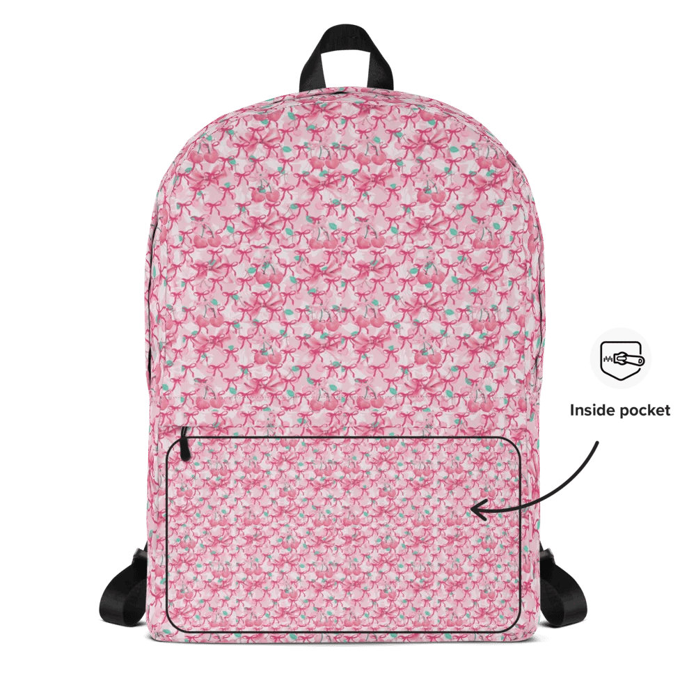 coquette aesthetic design Adventure Backpack for feiminine girls and ladies product image (4)