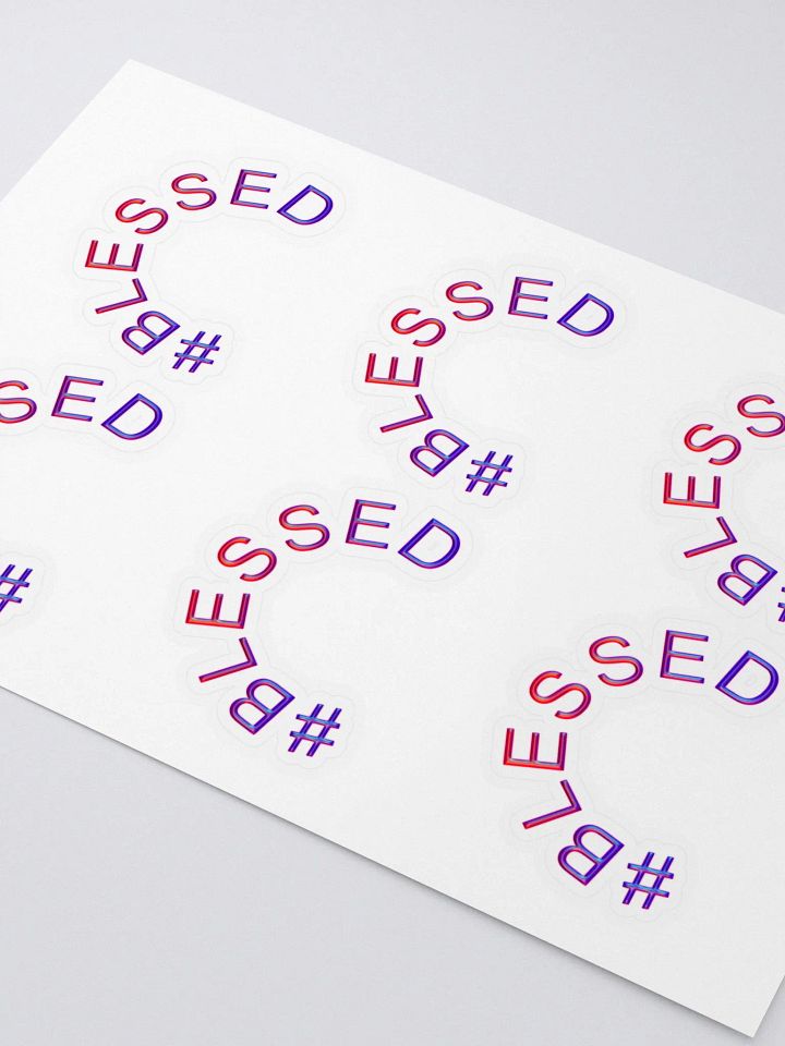 Blessed Sticker Sheet product image (2)