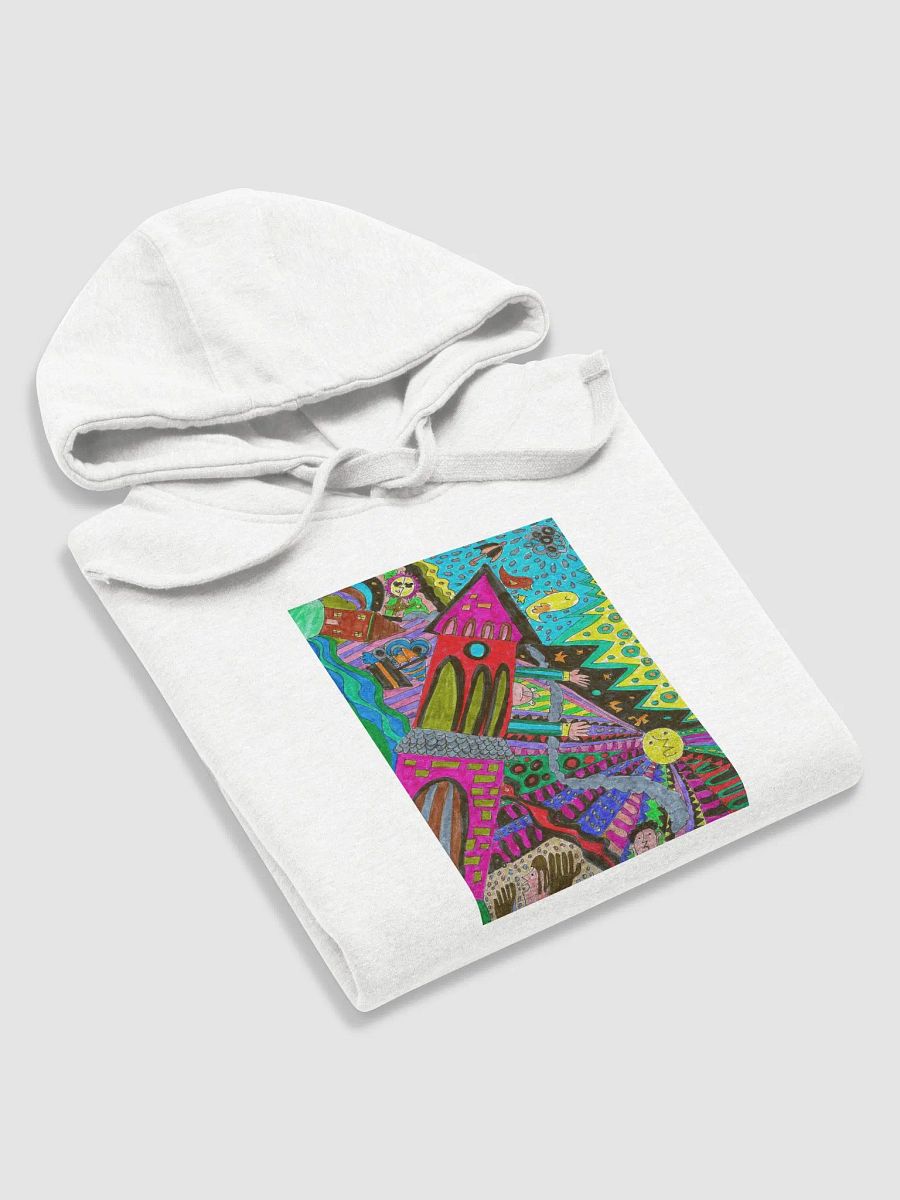 Abstract Doodle Art Tower Moment Unisex Hoodie product image (24)