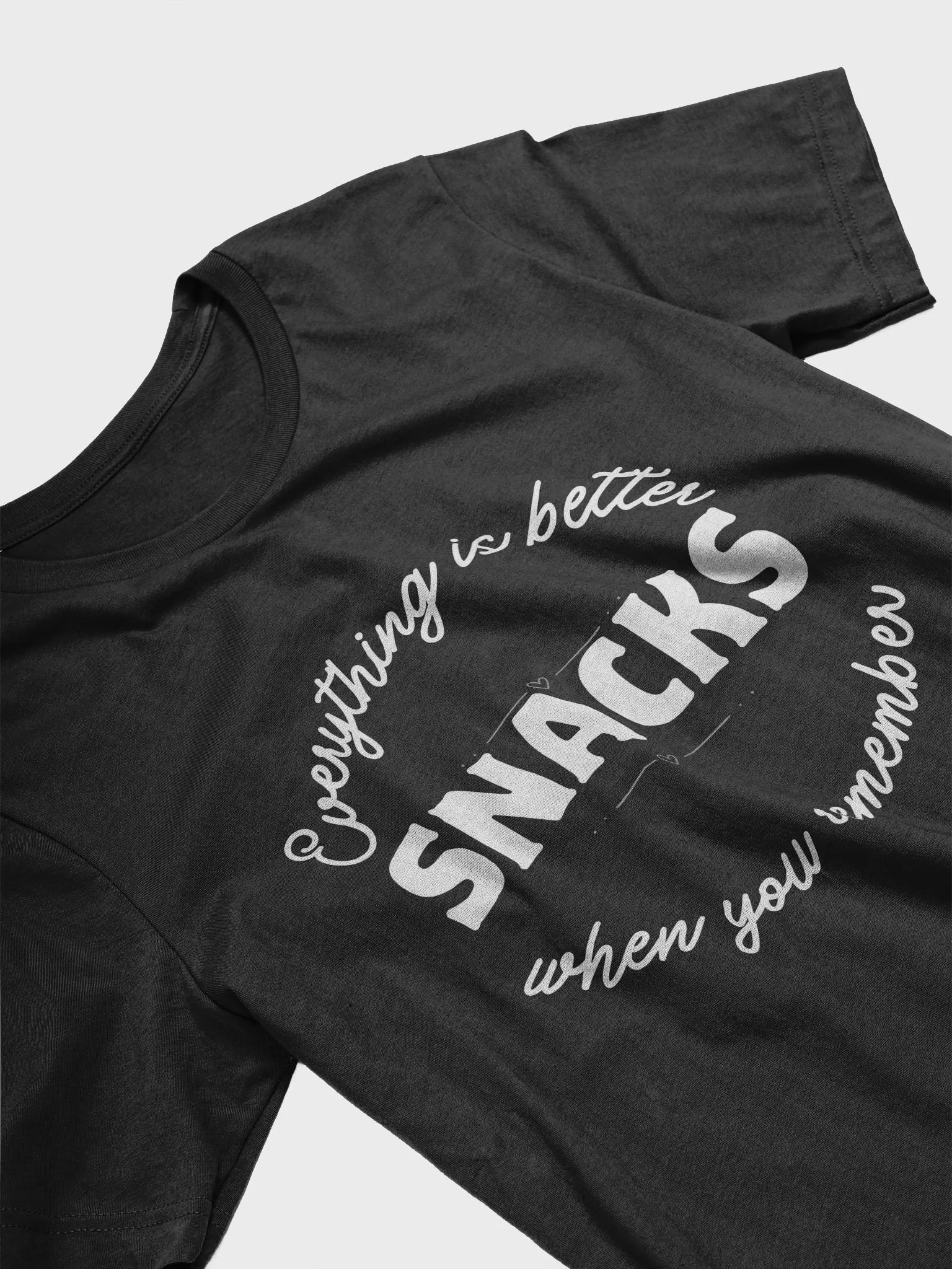 ♥ SNACKS ♥ Tee (White Text) product image (29)